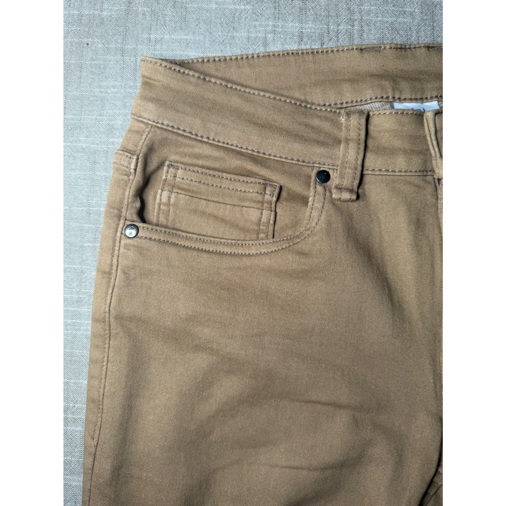 TPJ The Perfect Jean Slim Fit Khaki Tan Pants Mens 28x26 J09V10DK - Picture 6 of 10